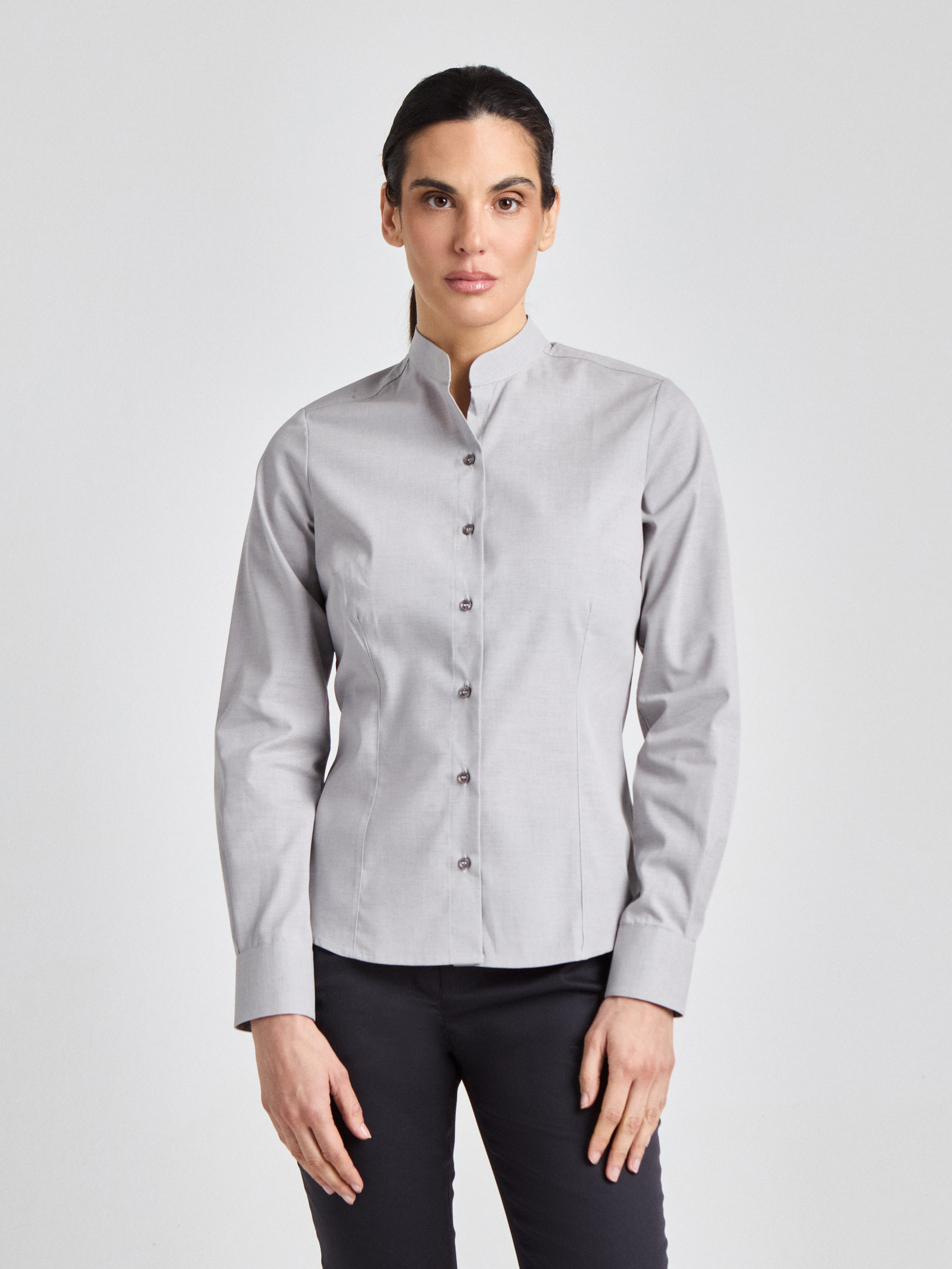 Pacentro Lady Melange - Bluse - hellgrau